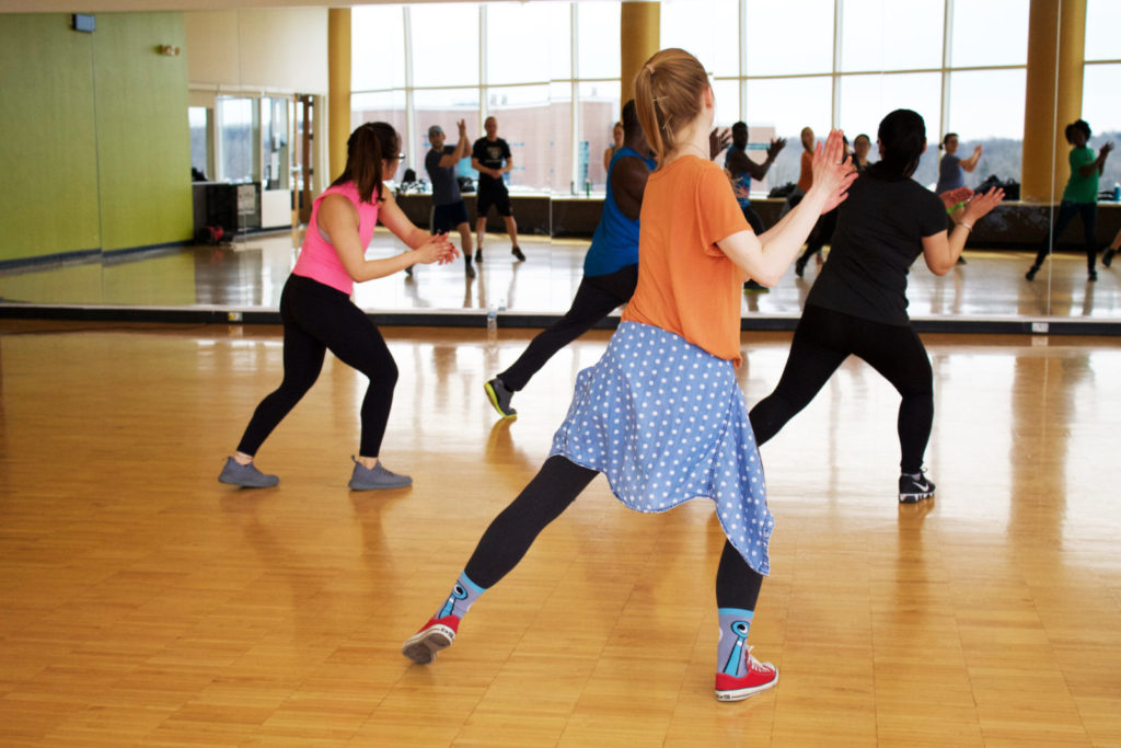 dancers in studio